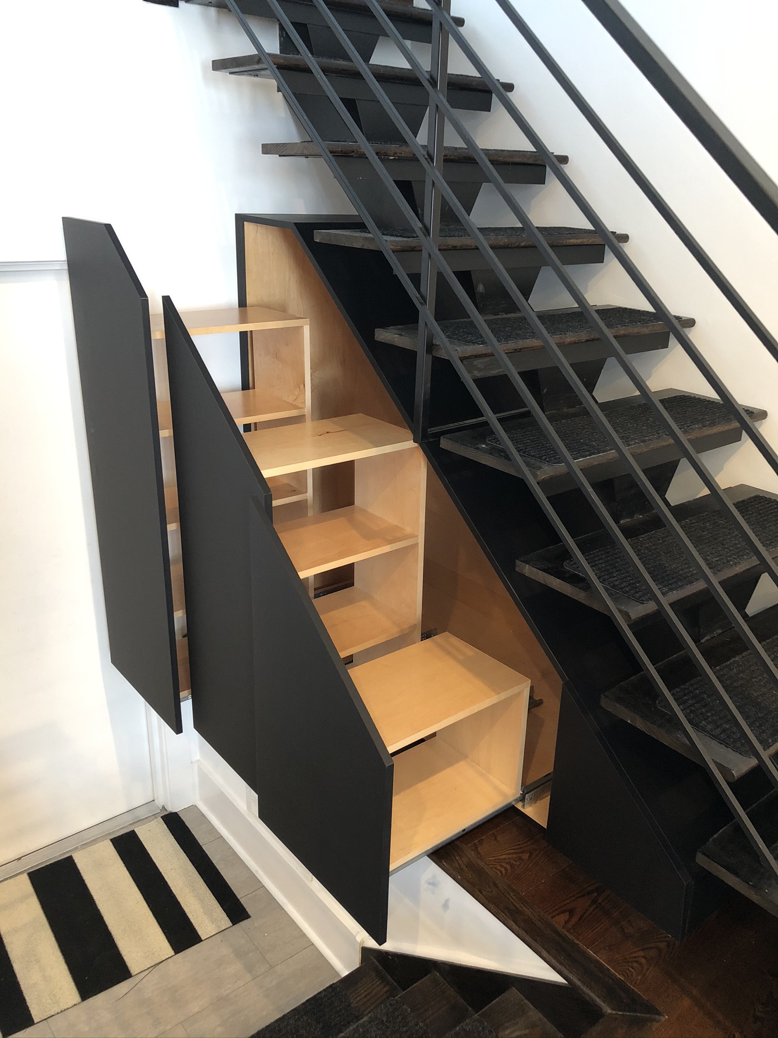 under stairs storage