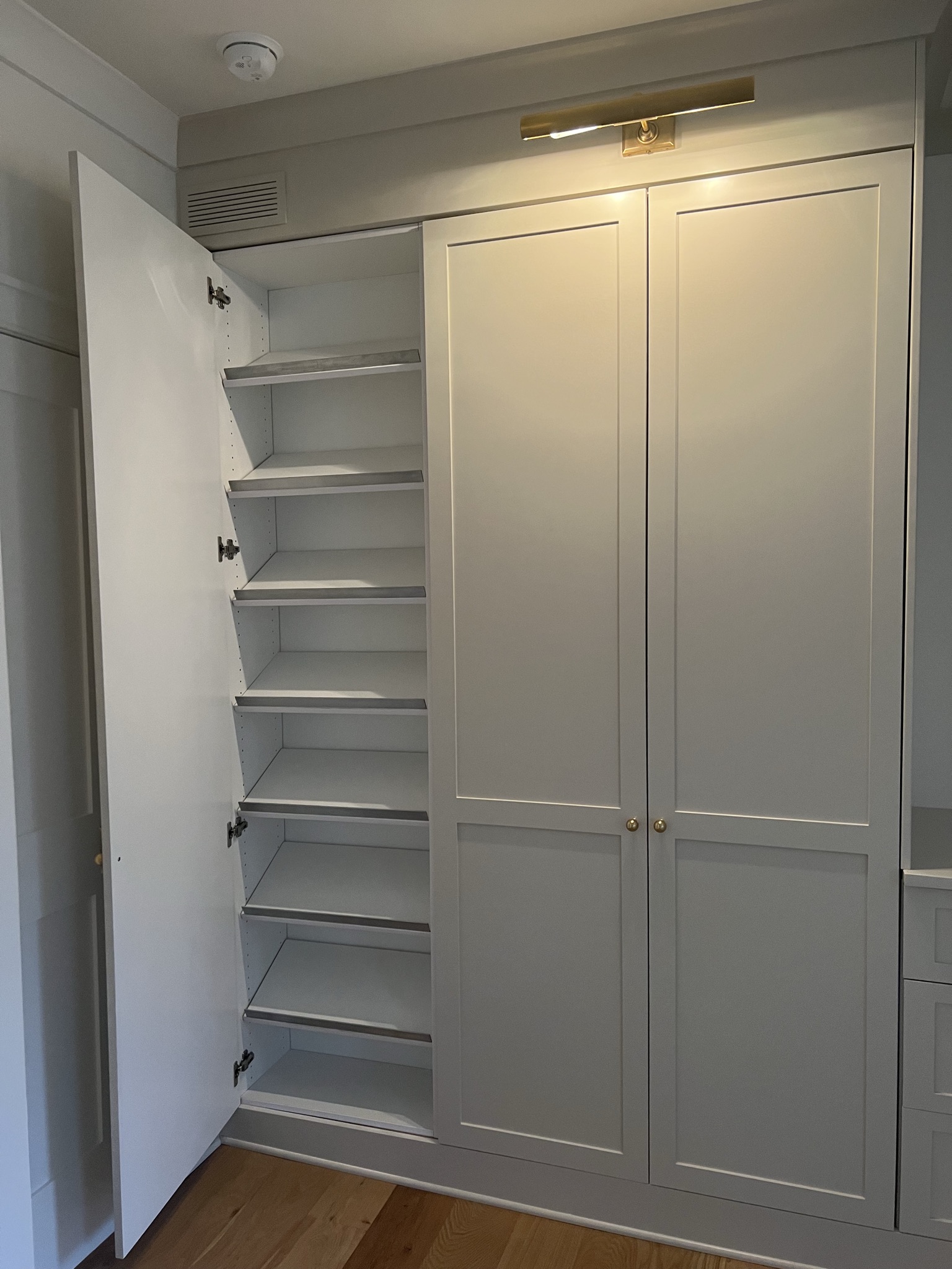 built-in closets