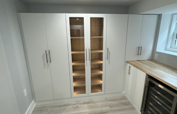 Can You Add Custom Storage to a Closet-Style Pantry in a Townhouse?